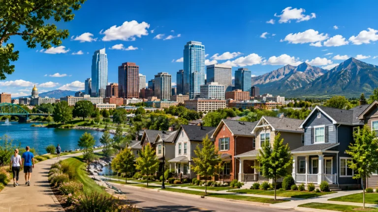 Best places to live in the U.S. with housing, city amenities, green space, and mountain scenery.
