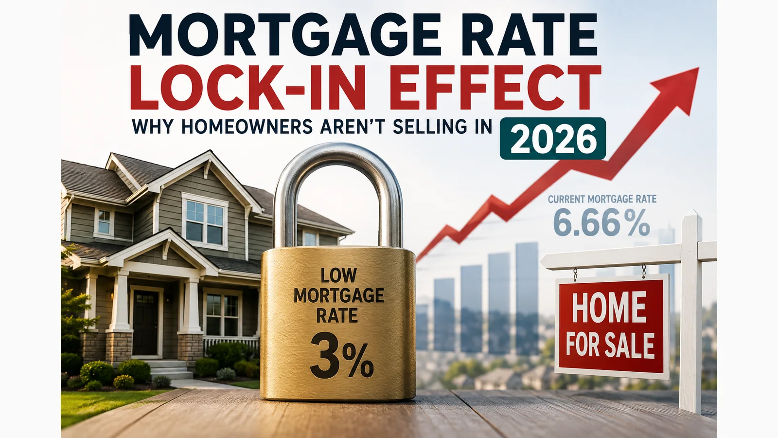 Mortgage rate lock-in effect in the U.S. housing market in 2026