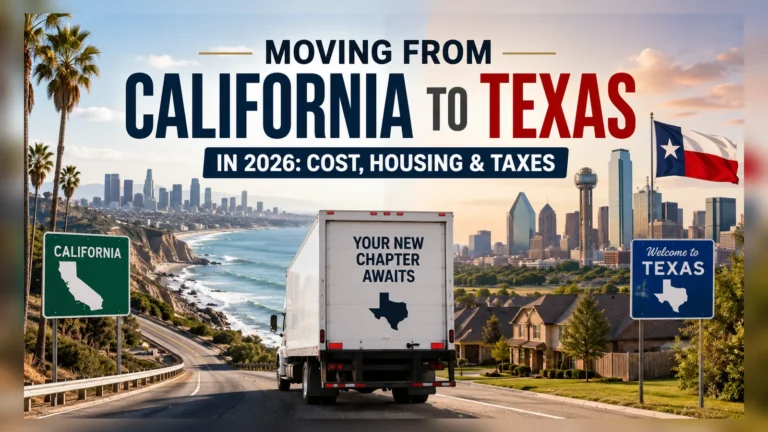 Moving from California to Texas in 2026
