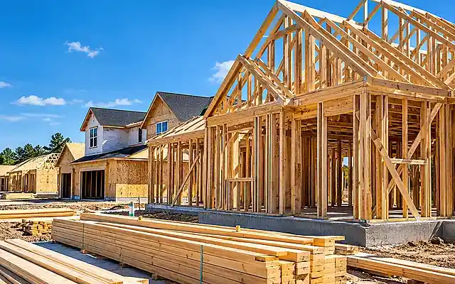 New homes under construction representing U.S. housing starts in 2026